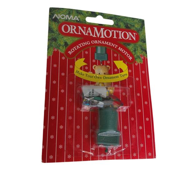 Vintage 1989 Noma OrnaMotion Rotating Ornament Motor With Hook New - Picture 5 of 5